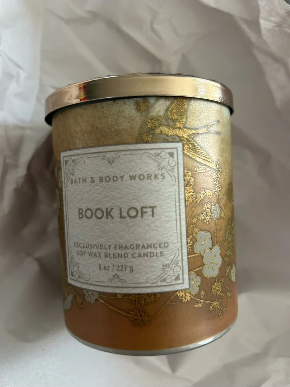 Bath & Body Works Book Loft 1-wick Soy Wax Blend Candle